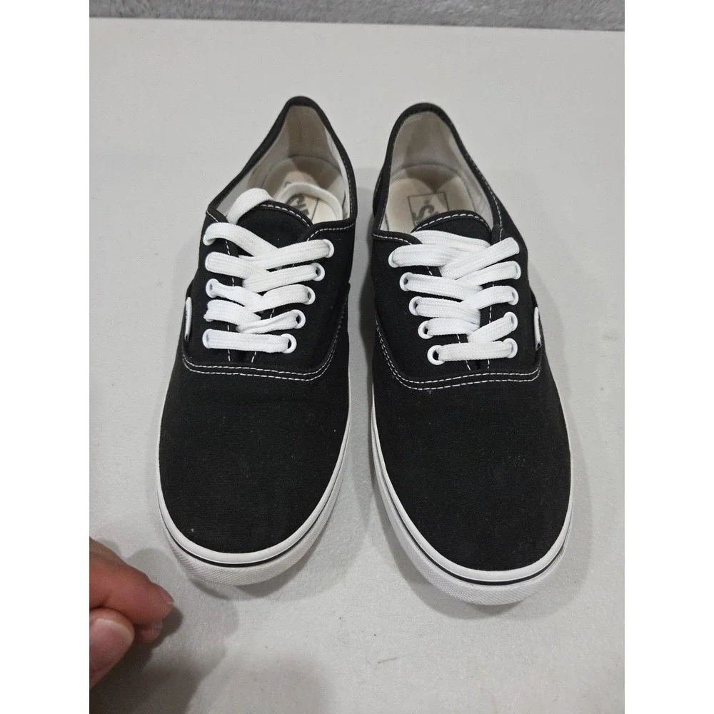 Vans Mens Era 721356 Black Casual Thin Sole Shoes Sneakers Size M 9 W 10.5